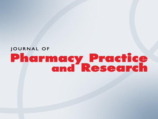 Journal of Pharmacy Practice and Research (JPPR)